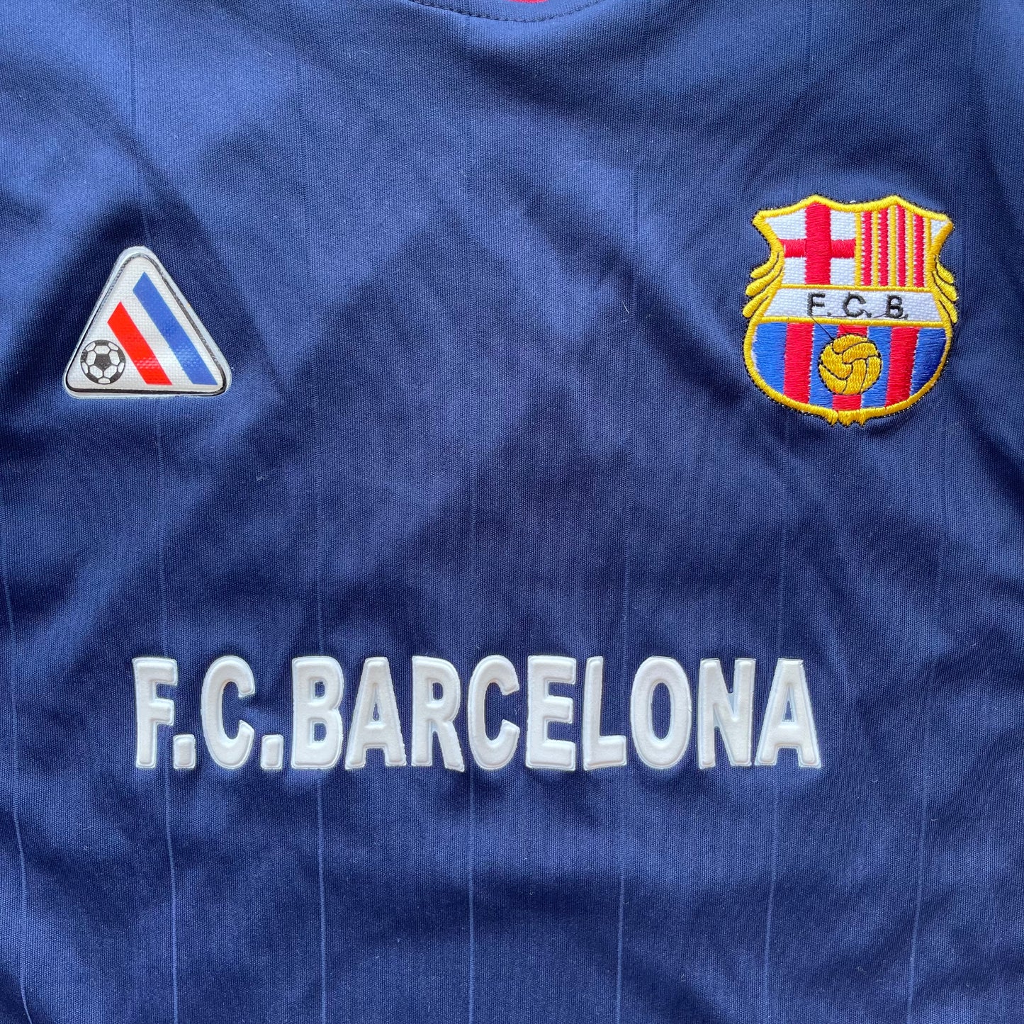 (L) 90s F.C. Barcelona Soccer Jersey