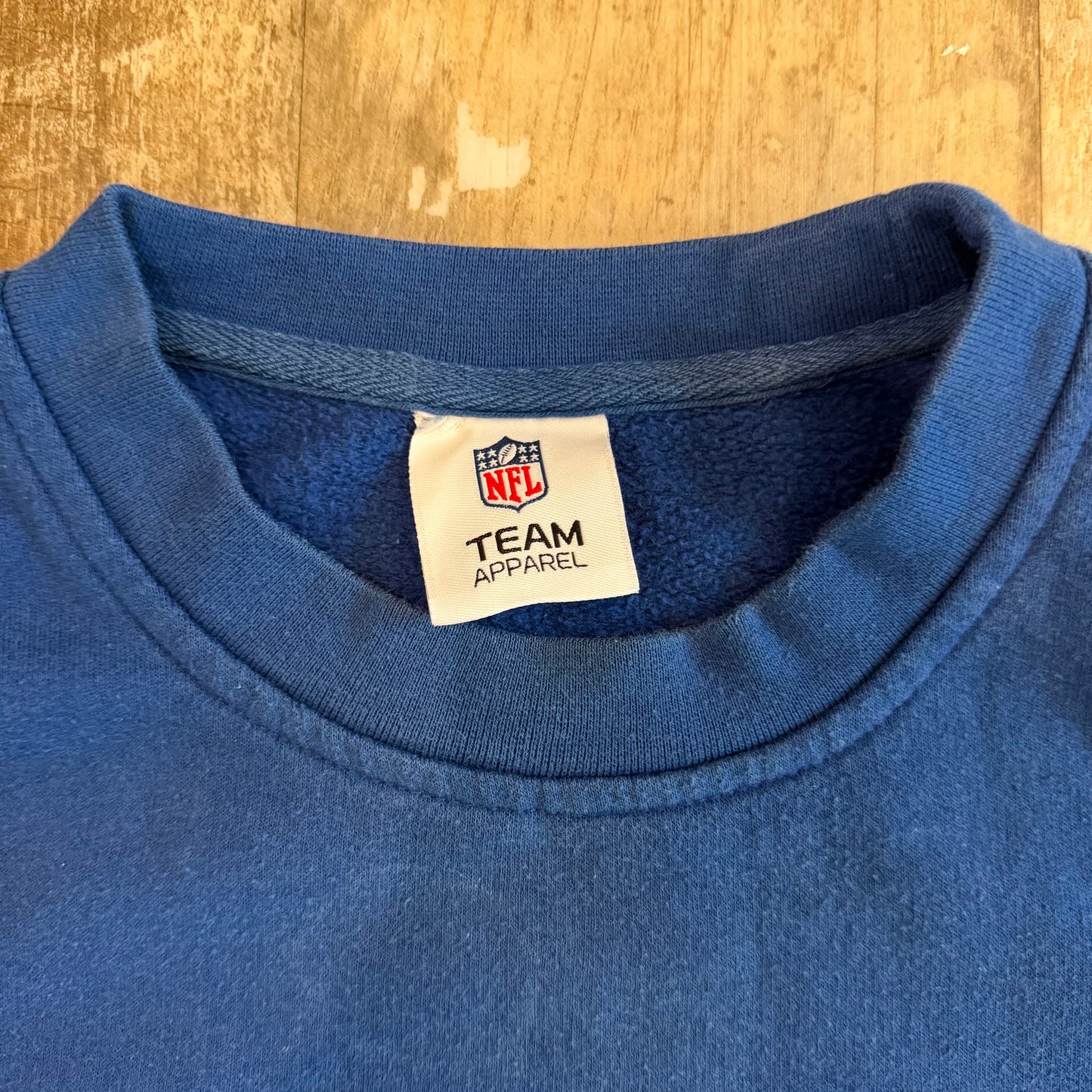 (L) Indianapolis Colts Blue NFL Crewneck
