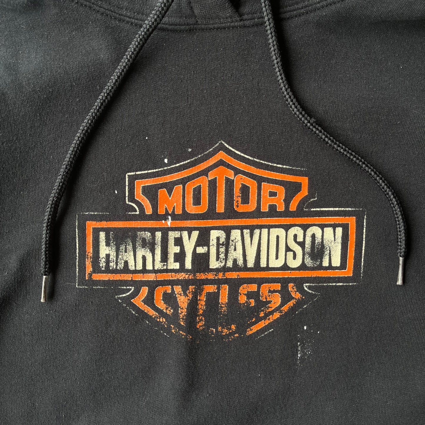 (L) 00s Harley Davidson Center Logo Hoodie