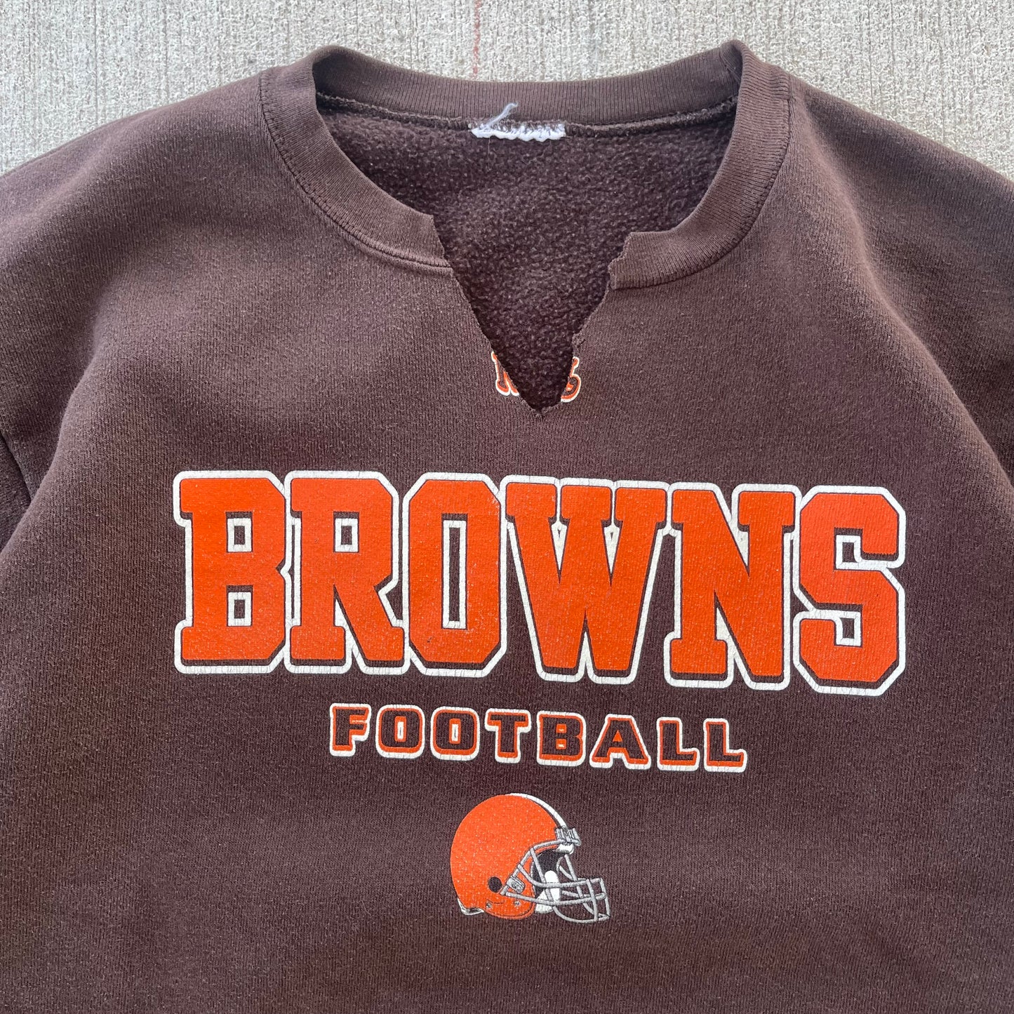 (S/M) 90s Cleveland Browns Cut Crewneck