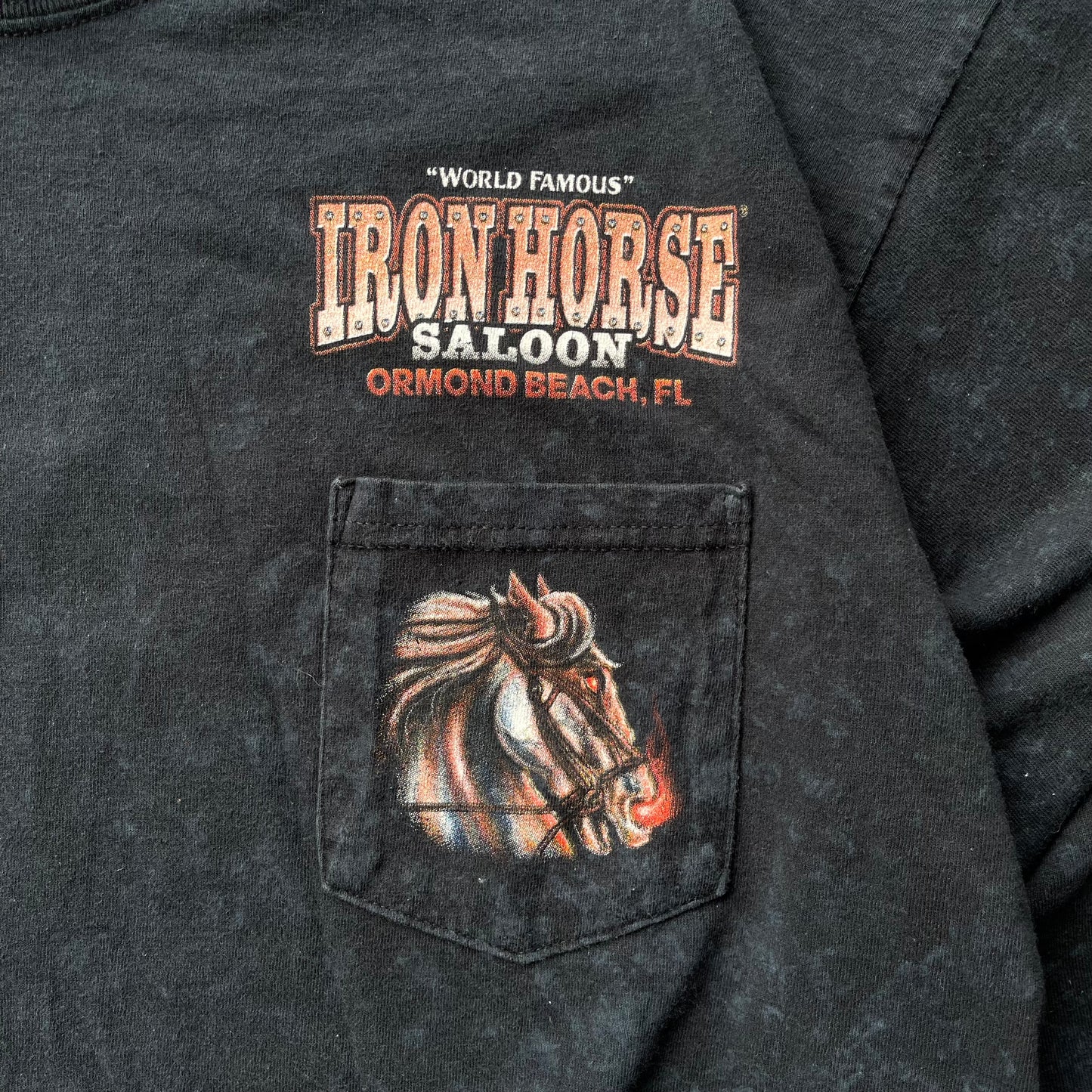 (L) '08 Iron Horse Saloon Bike Week Long Sleeve Pocket Tee