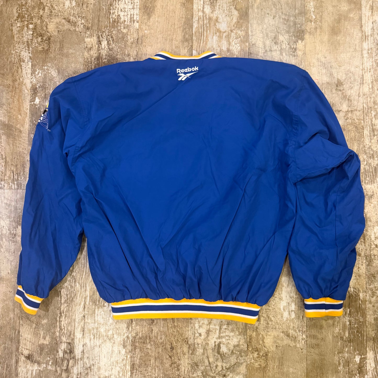 (L) Vintage 1990s Reebok LA Rams Pullover Windbreaker