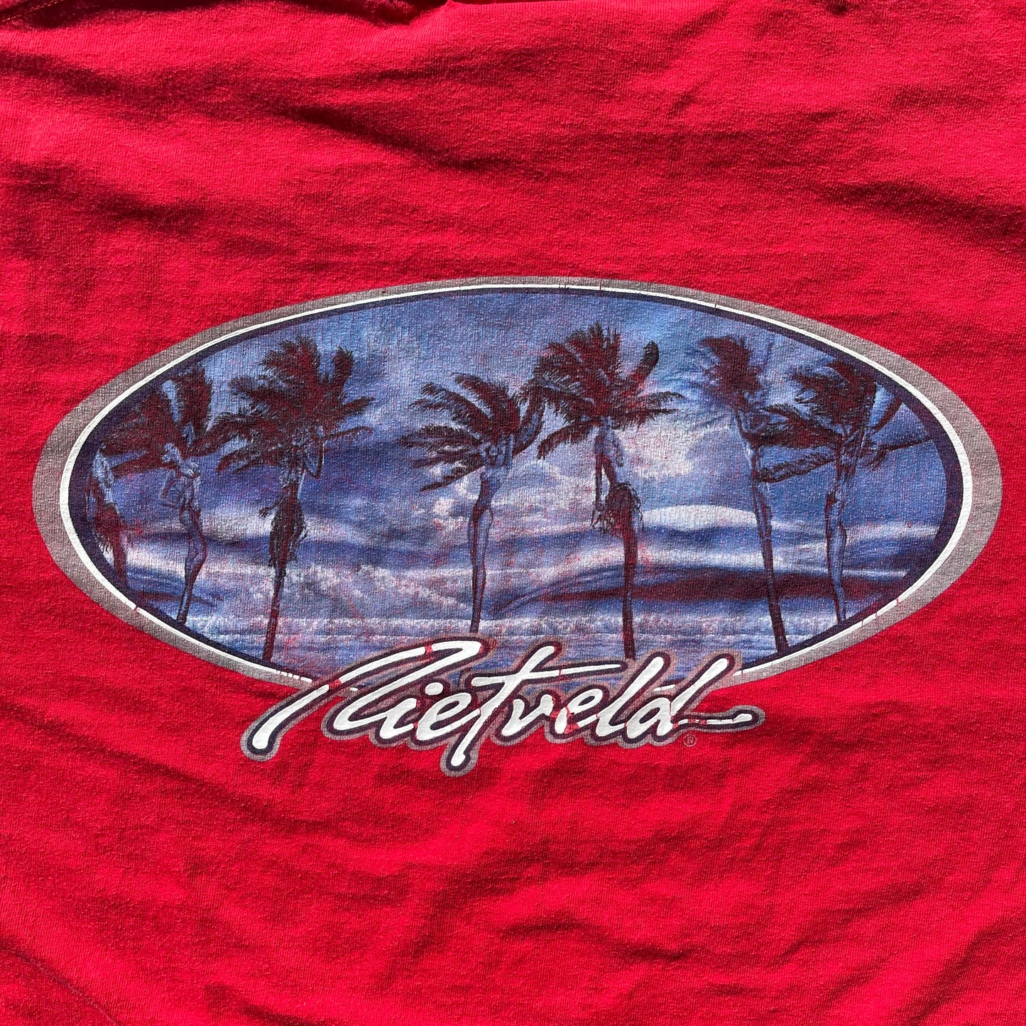 (XL) Y2K Rietveld Palm Tree Girls Surfer Graphic Tee