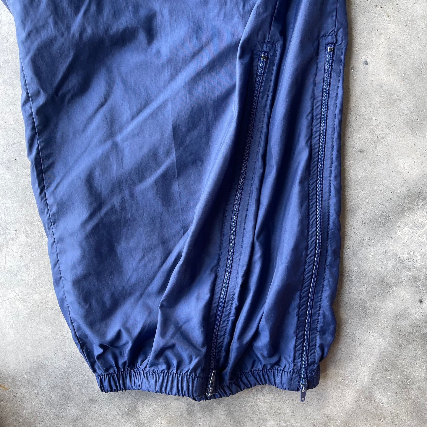 (L) 90s Nike Navy Blue Track Pants