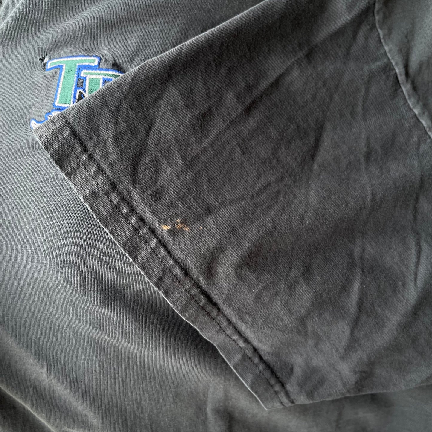 (XL) 90s Tampa Bay Devil Rays MLB Embroidered Spell Out Tee