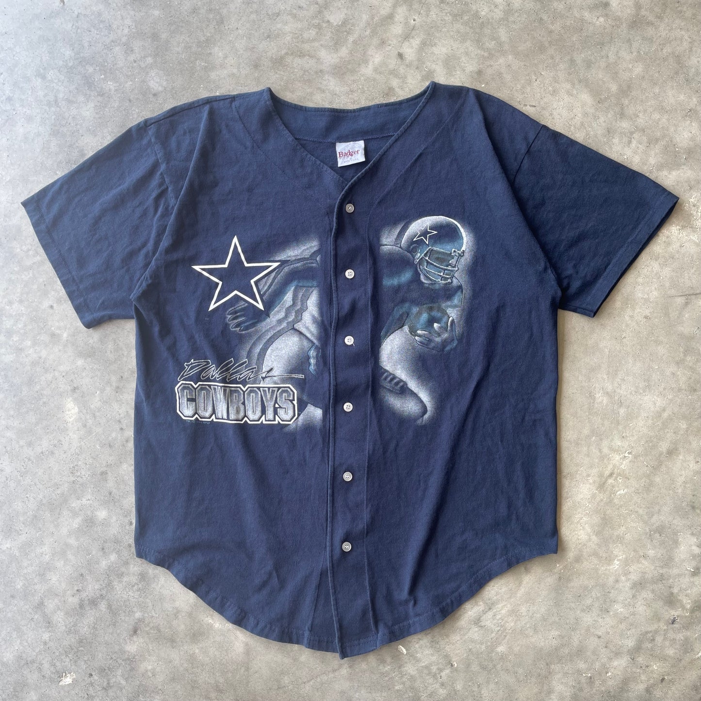 (XL) '96 Dallas Cowboys NFL Football Player Baseball Jersey
