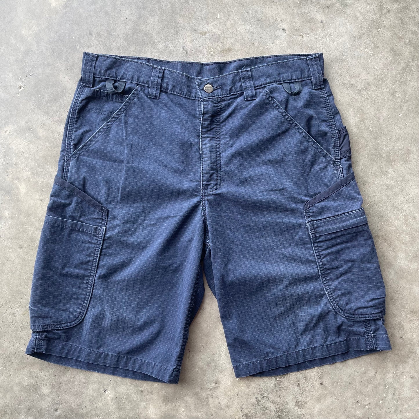 (34W) Carhartt Carpenter Navy Blue Shorts