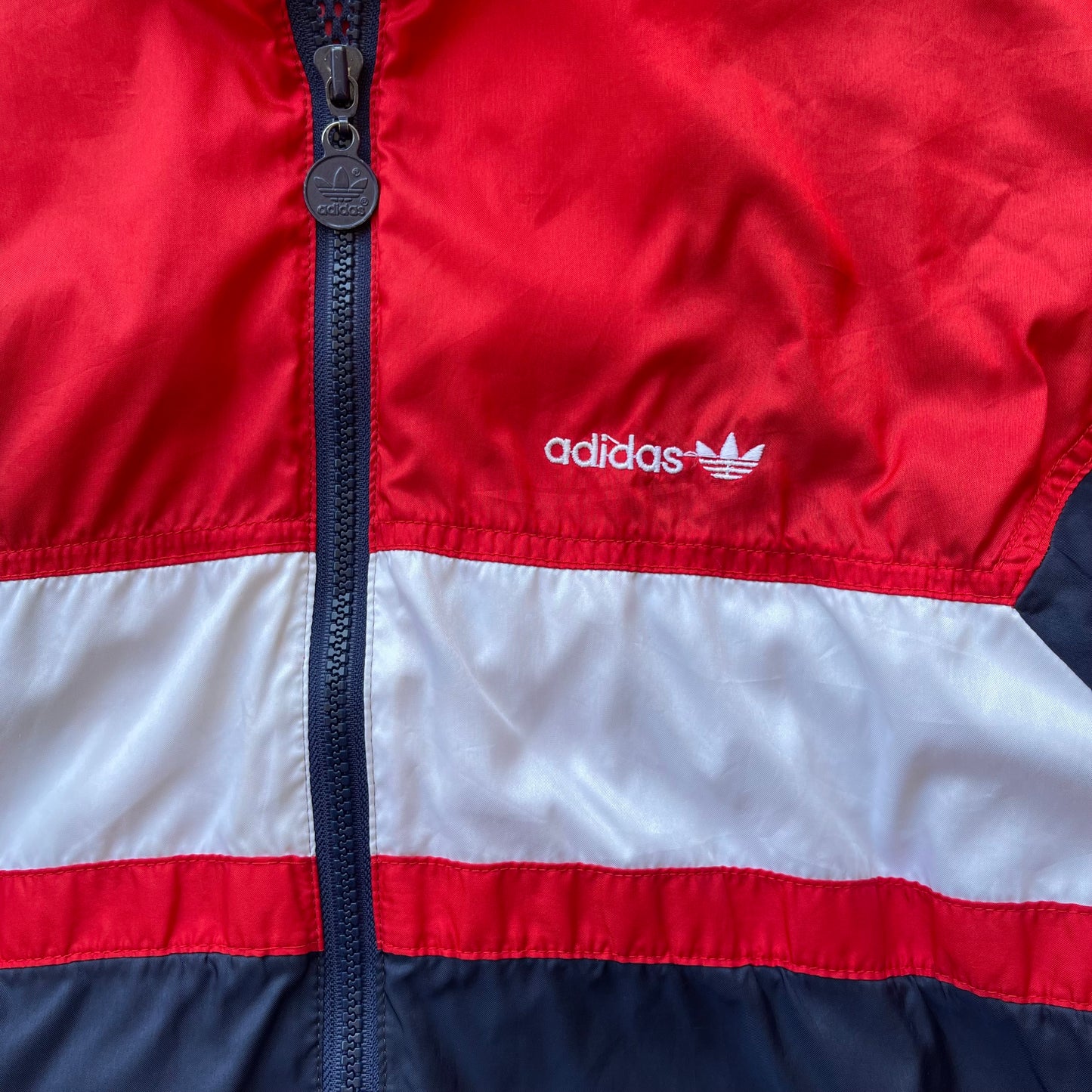 (M) 00s Adidas Multi Color Windbreaker Jacket