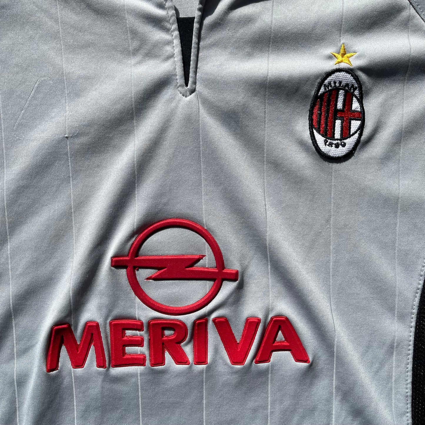 (L) 90s AC Milan Meriva Soccer Jersey