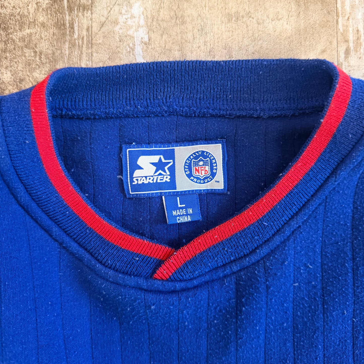 (L) Vintage 1990s Starter New York Giants Crewneck