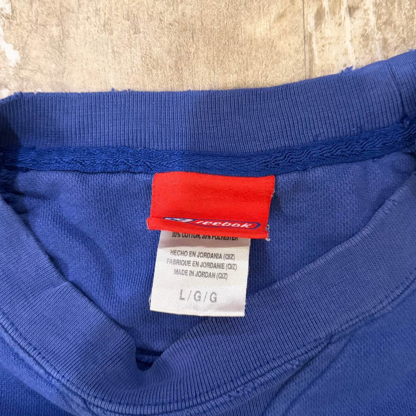 (L/XL) Vintage 90s NY Giants Reebok Crewneck
