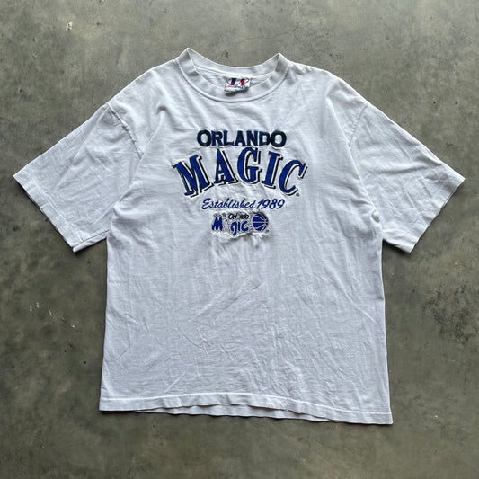 (L) 90s Orlando Magic Embroidered Tee