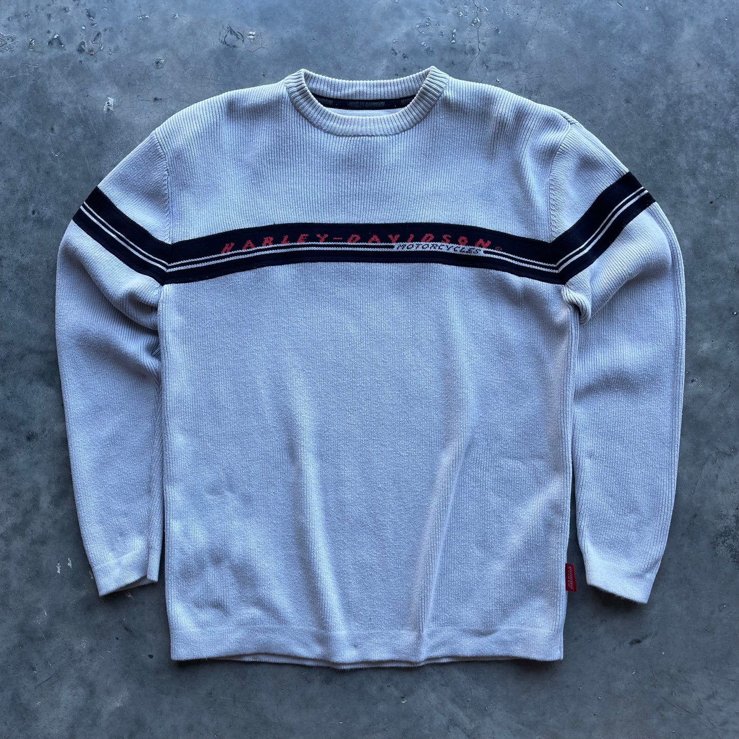 (M/L) Vintage Harley Davidson Crewneck Knit Sweater