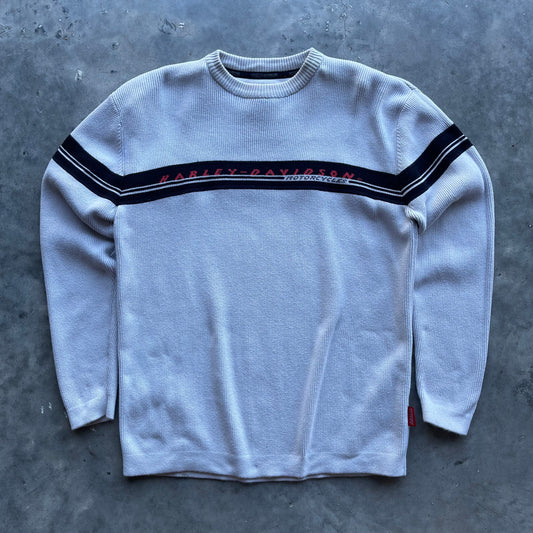 (M/L) Vintage Harley Davidson Crewneck Knit Sweater