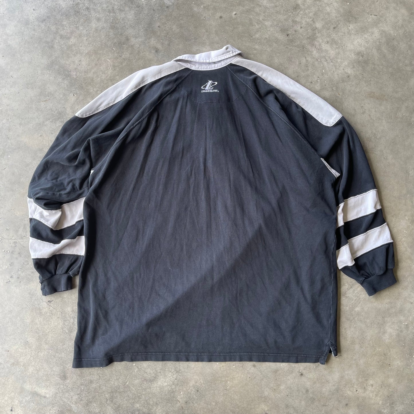 (XL) ‘96 Super Bowl Rugby Polo Long Sleeve Tee
