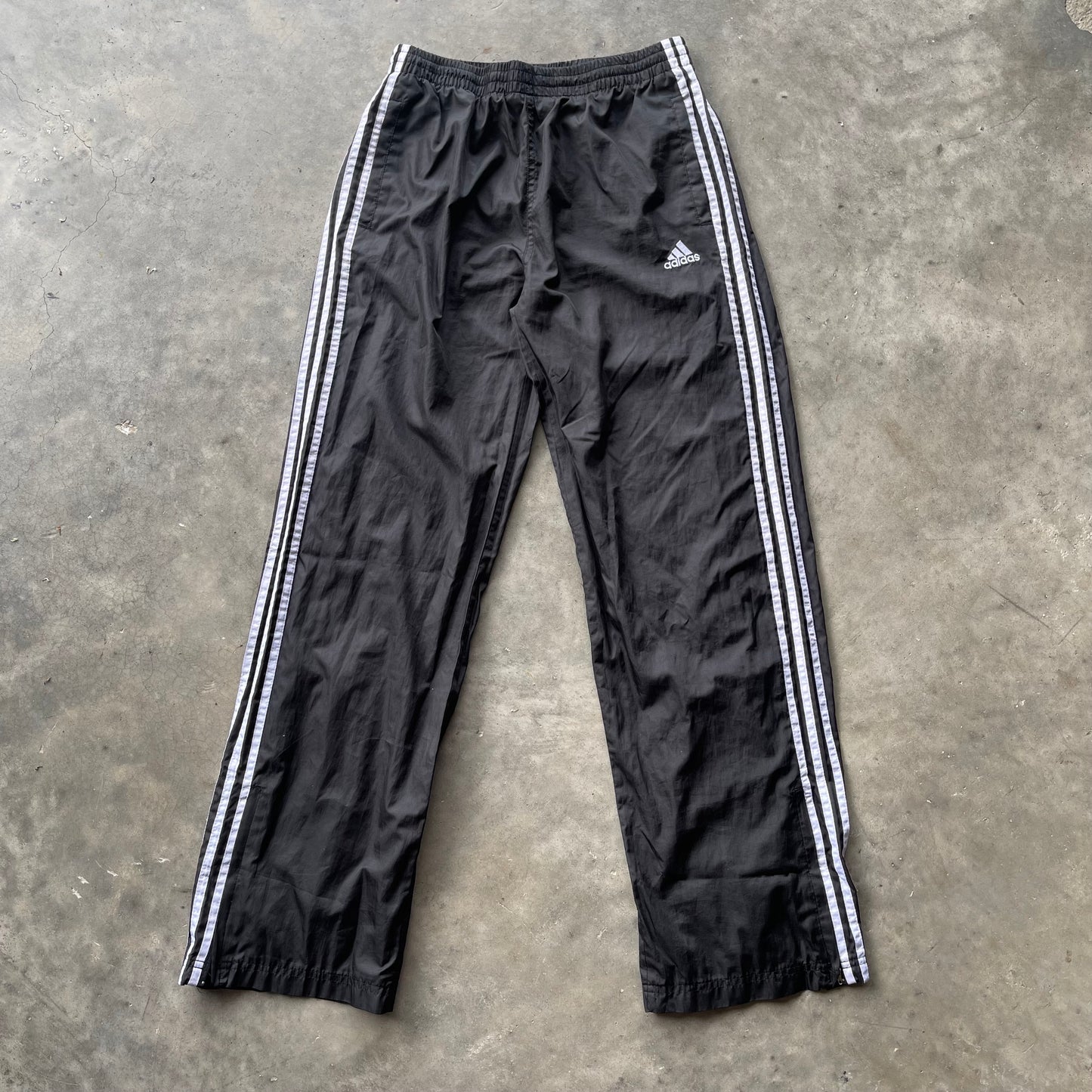 (M) 00s Adidas Black Track Pants
