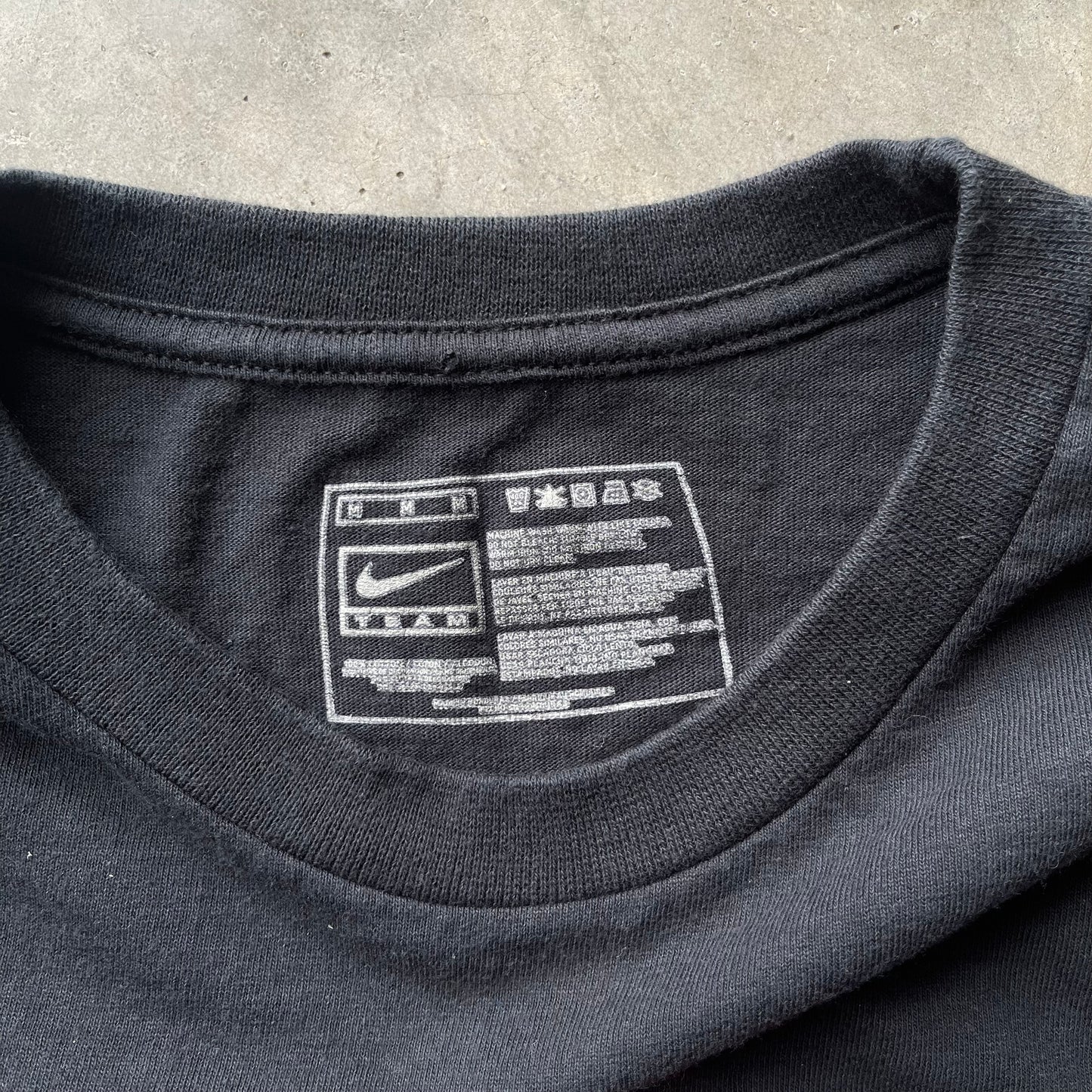 (M) '08 Nike Baltimore Orioles MLB Center Swoosh Long Sleeve Tee