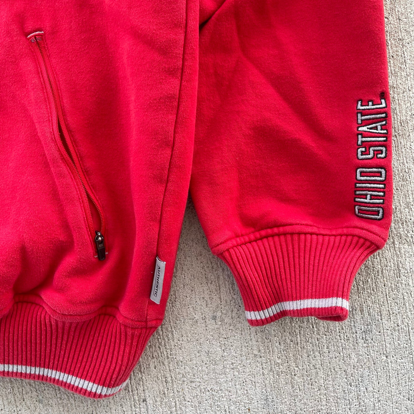 (S/M) 00s Ohio State Nike Quarter Zip Sweater