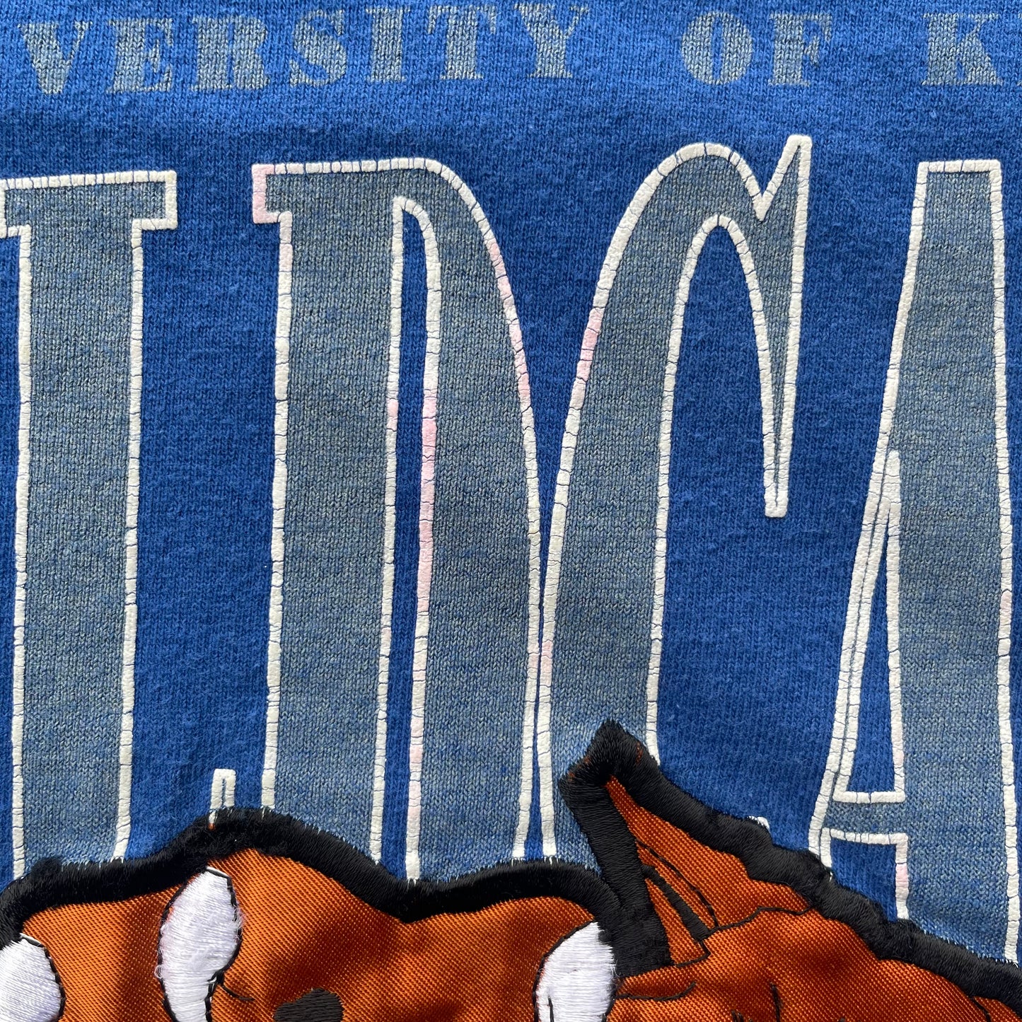 (M) 90s University of Kentucky Wildcats Embroidered Logo Tee