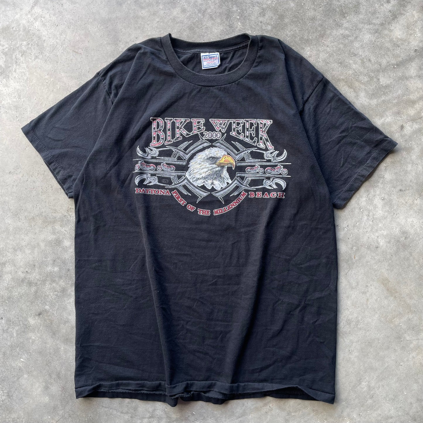 (2XL) ‘00 Bike Week Daytona Eagle Graphic Tee