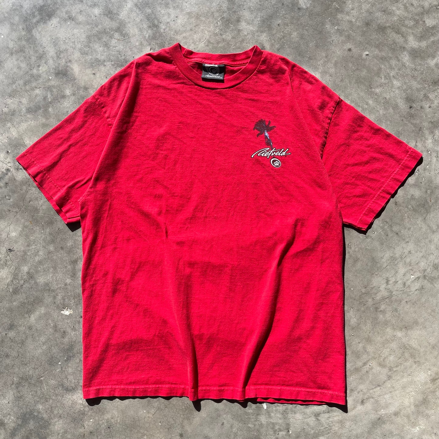 (XL) Y2K Rietveld Palm Tree Girls Surfer Graphic Tee