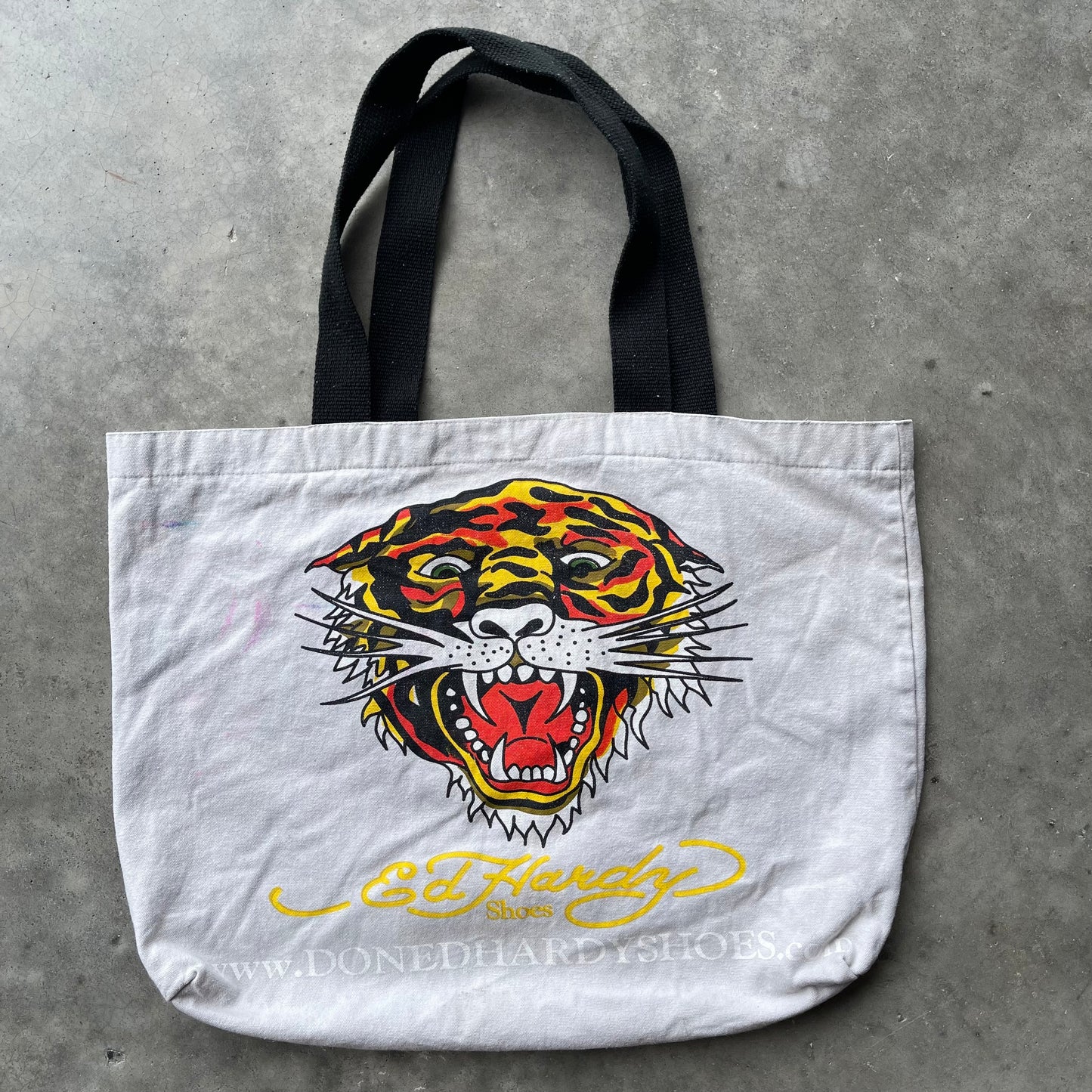 00s Ed Hardy Tiger Tote Bag