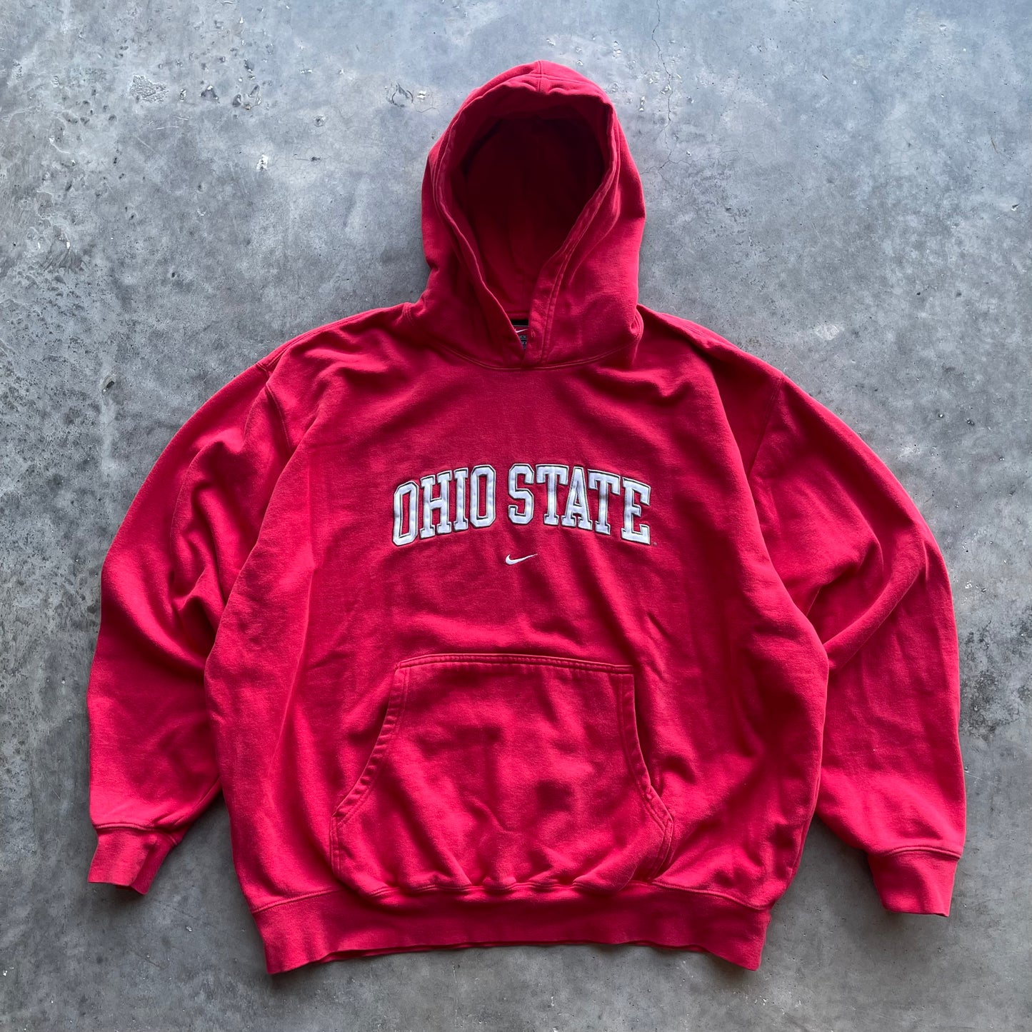 (2XL) 90s Ohio State Nike Center Swoosh Hoodie