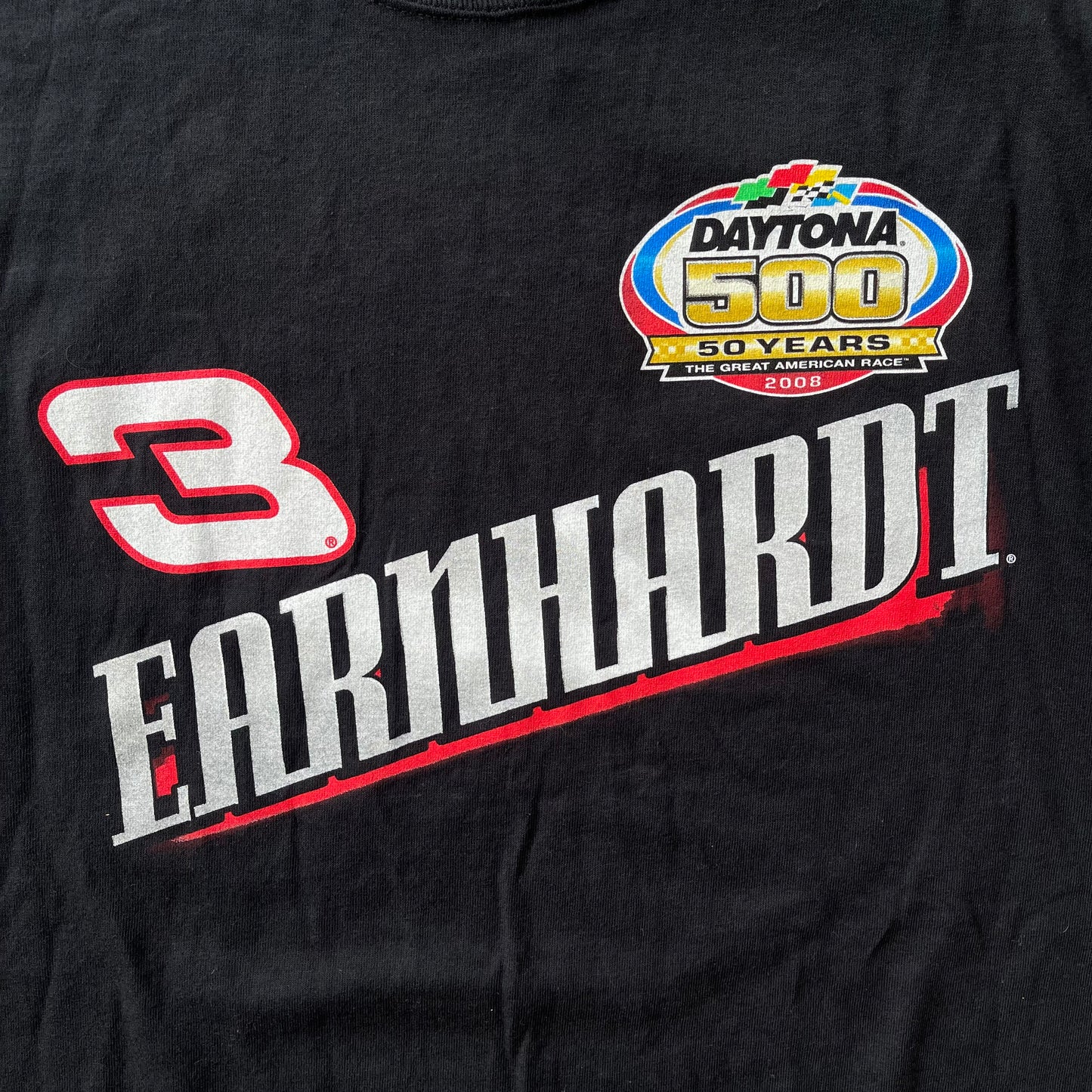 (2XL) 08' Nascar Daytona 500 Dale Earnhardt Graphic Tee