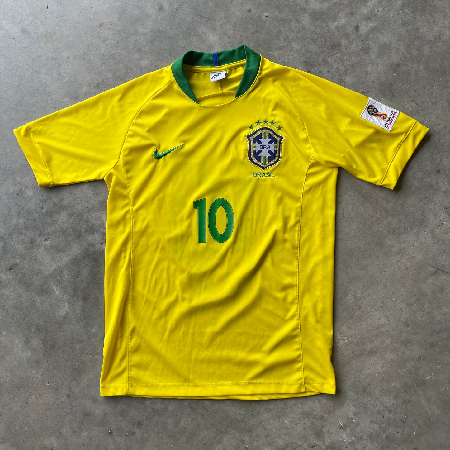 (S) Unofficial Nike 2018 FIFA World Cup Brazil Neymar Soccer Jersey