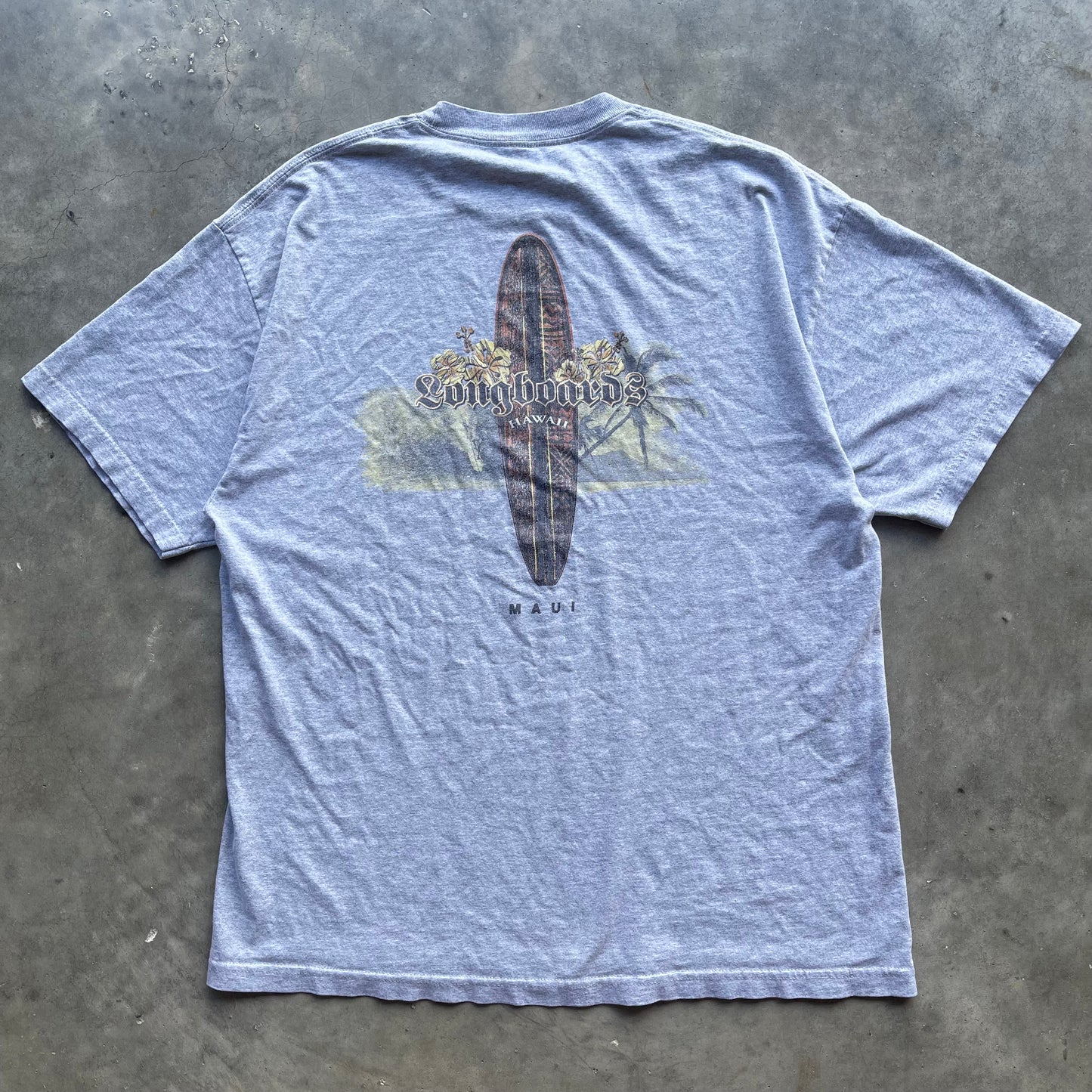 (L) Vintage Longboards Hawaii Surf Tee