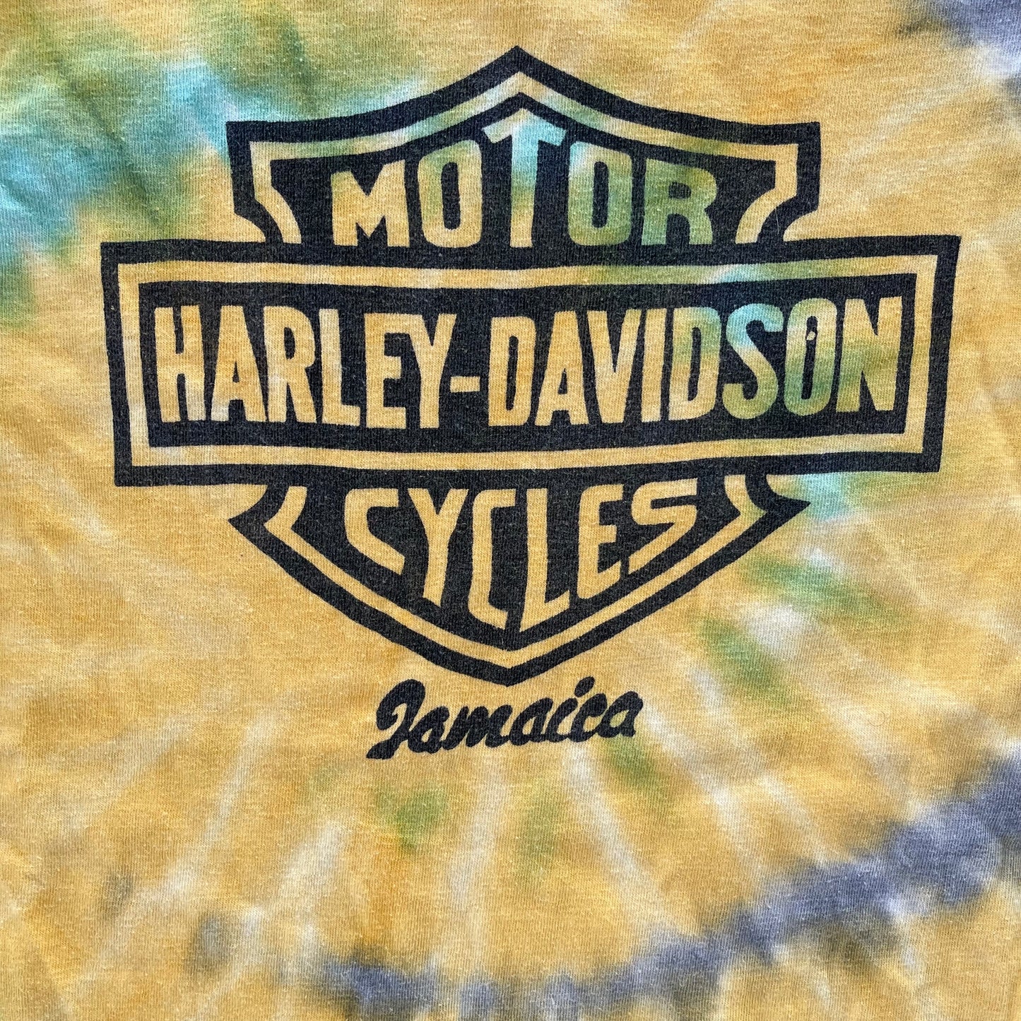 (S) 00s Harley Davidson Tie Dye 'Jamaica' Tee