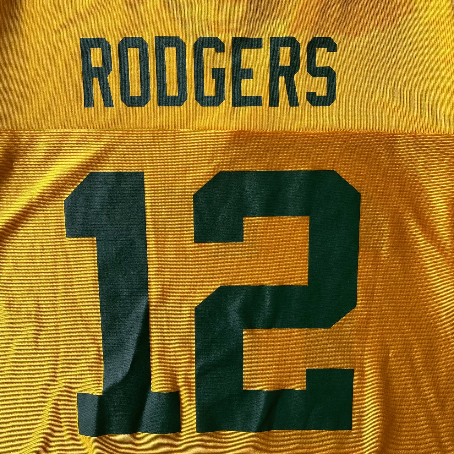 (L) 00s Green Bay Packers Aaron Rodgers Football Jersey