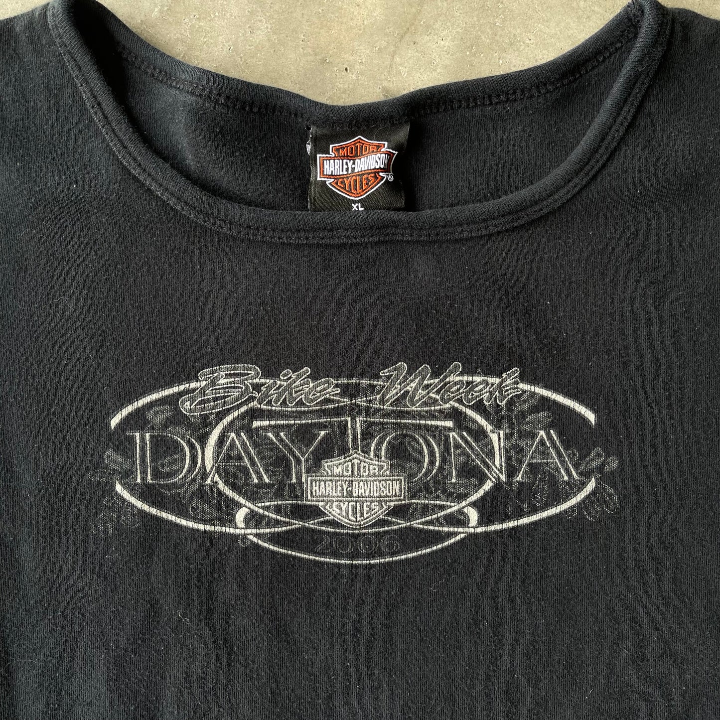 (Women's XL) '06 Harley Davidson Daytona Bike Week Long Sleeve Tee