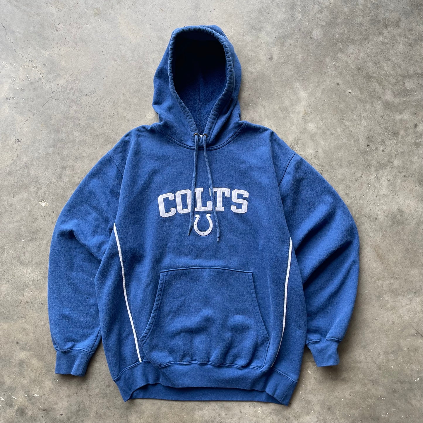 (M) 00s Indianapolis Colts NFL Embroidered Hoodie