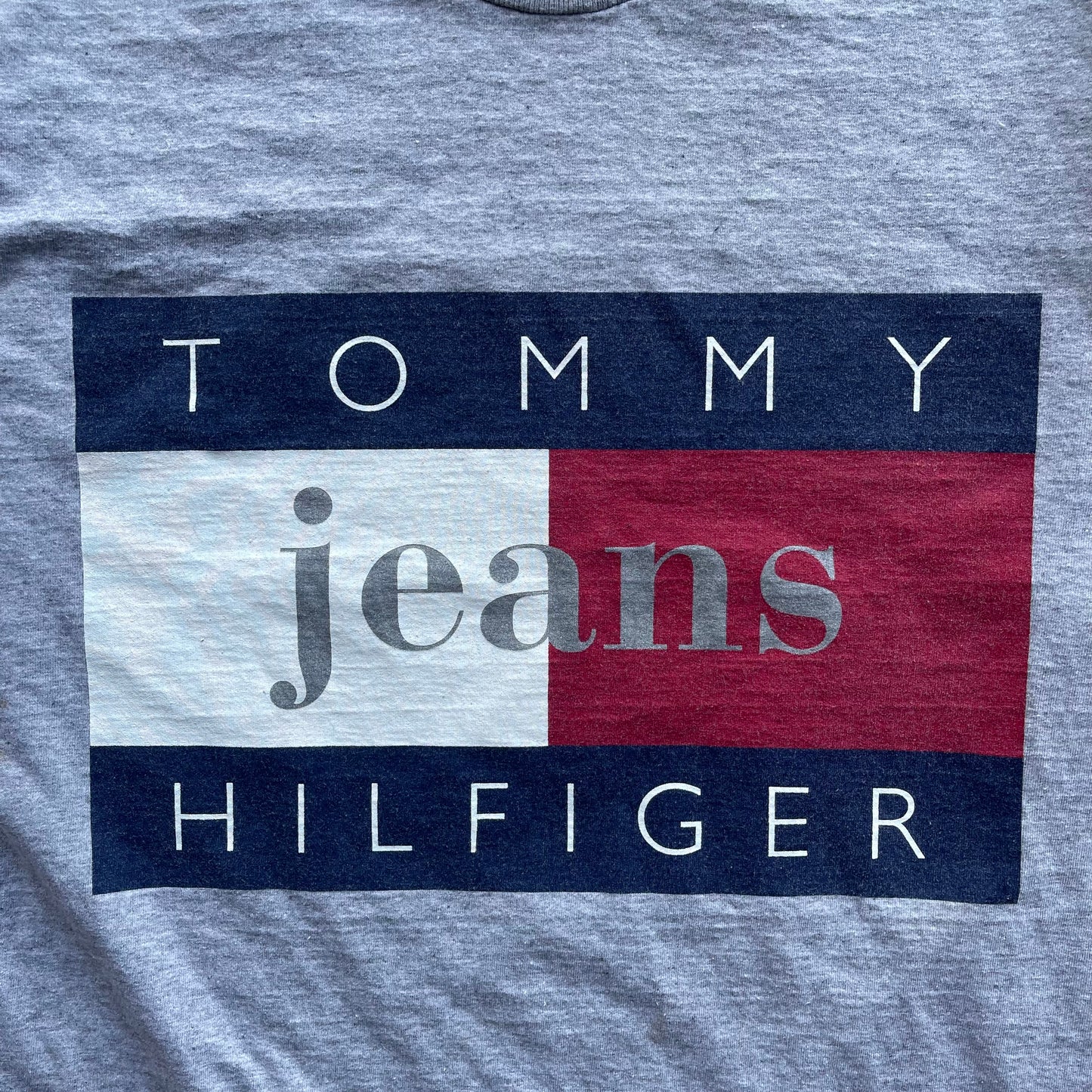 (L) 90s Tommy Hilfiger Jeans Logo Tee