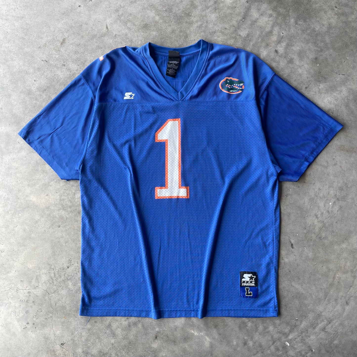 (L) 00s University of Florida Gators Mesh Football Jersey