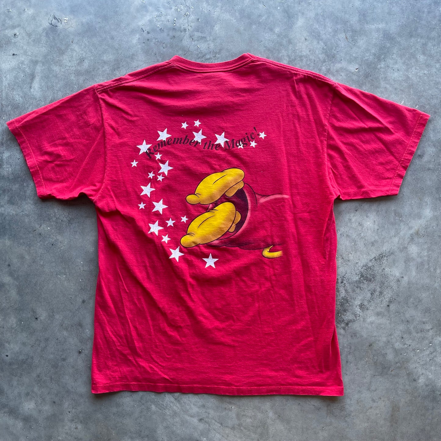 (L) Vintage Disney Mickey Mouse Magic Wrap Around Tee