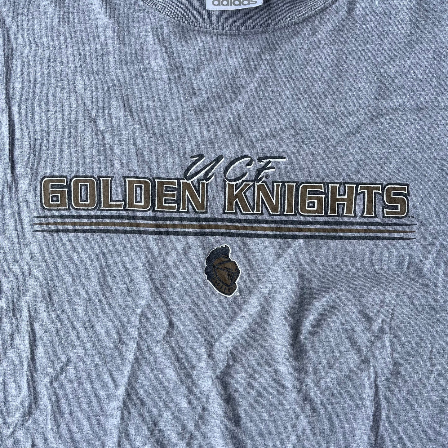 (M/L) Vintage University of Central Florida Golden Knights UCF Long Sleeve Adidas Tee