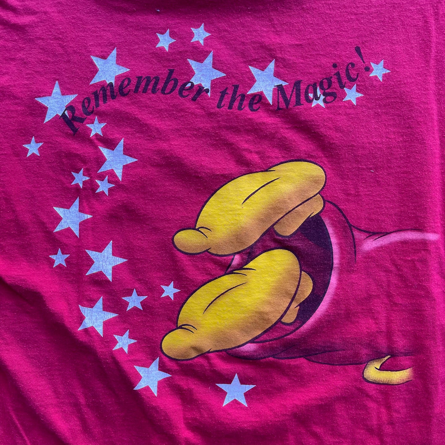 (L) Vintage Disney Mickey Mouse Magic Wrap Around Tee