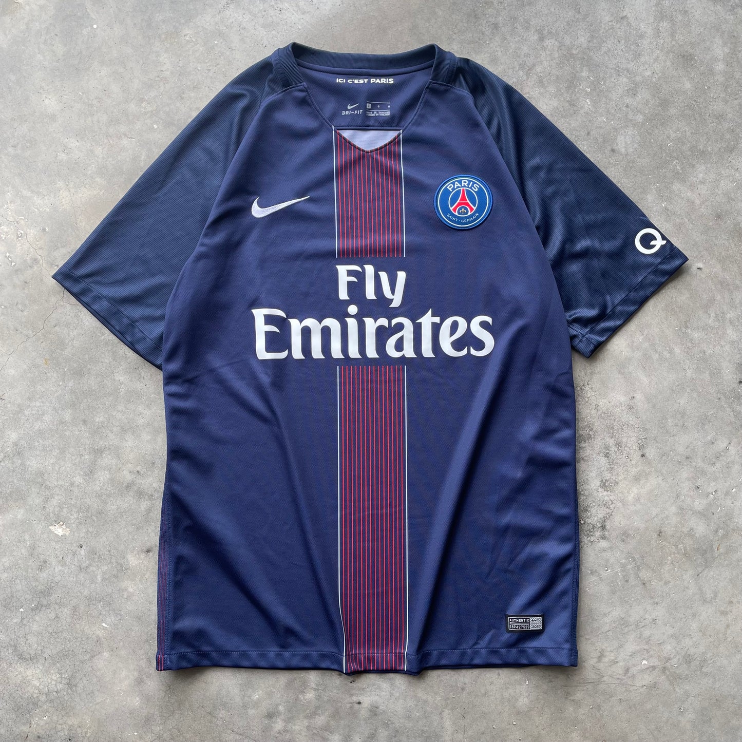 (L) ‘16 PSG Paris Saint-Germain Home Soccer Jersey