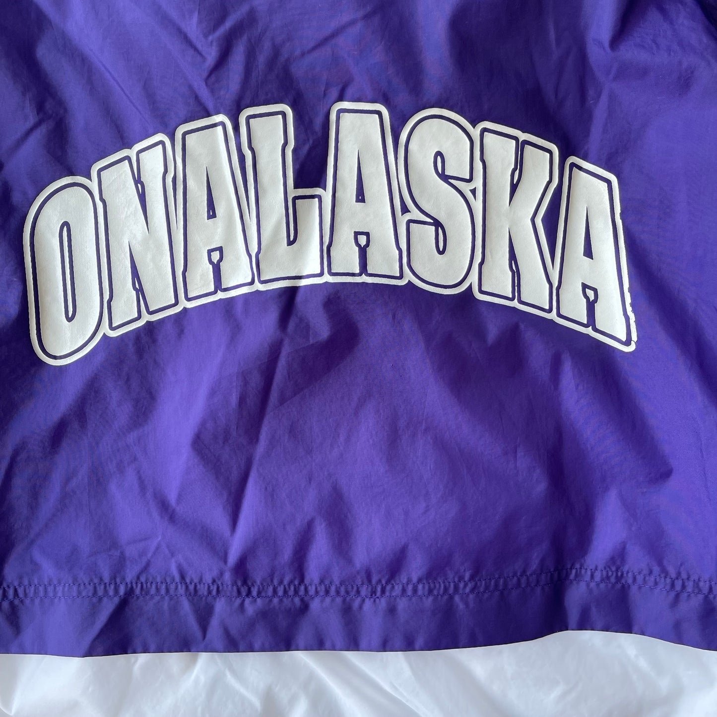 (L) 00s Asics Onalaska Purple Windbreaker Jacket