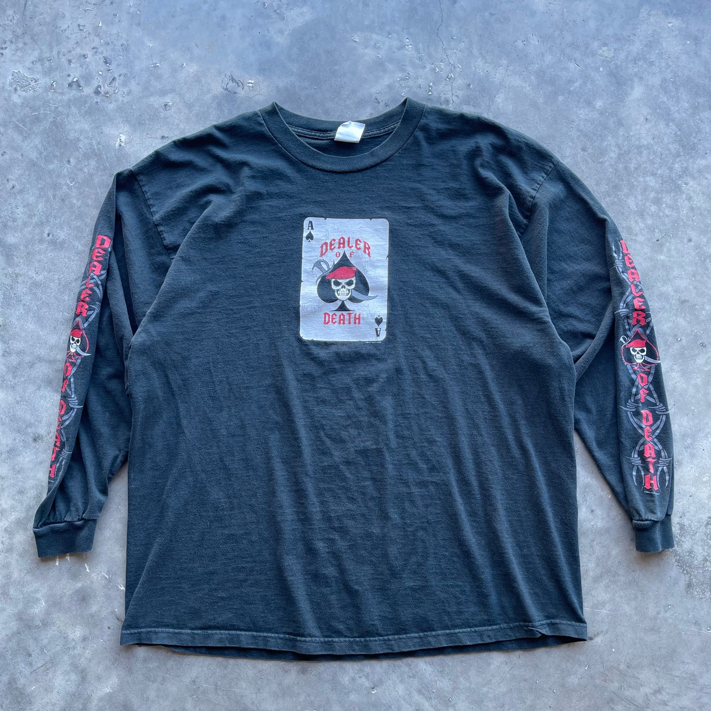 (XL) '06 Spring Rally Biker "Dealer of Death" Long Sleeve Tee