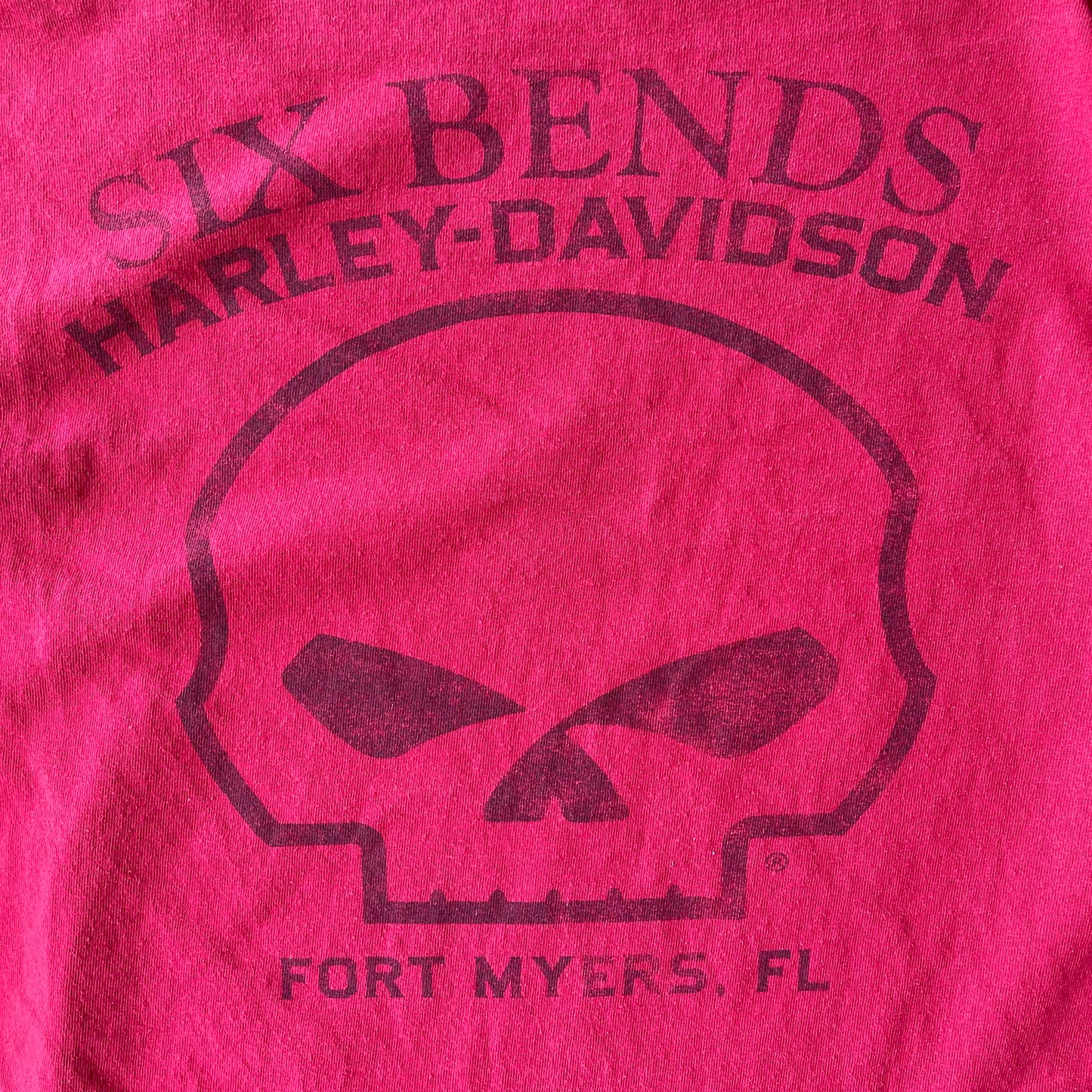 (L) Harley Davidson "Six Bends" Long Sleeve Tee