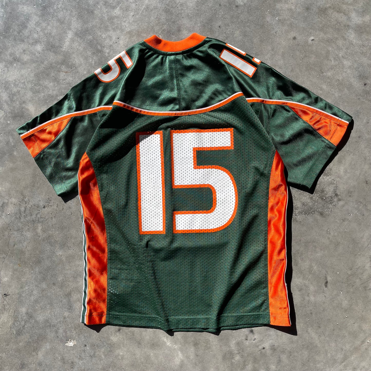 (S) 00s Nike University of Miami Hurricanes Player Football Jersey