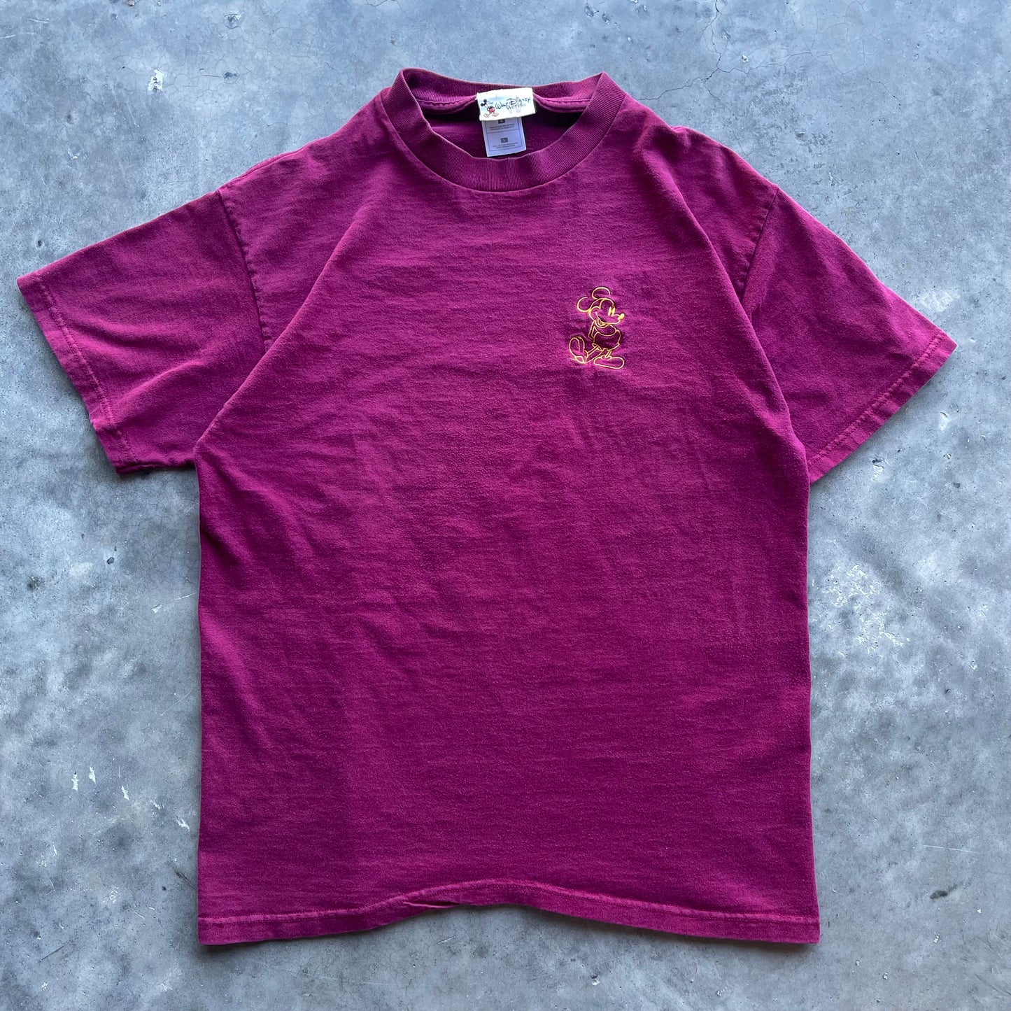 (M) Vintage Disney Mickey Embroidered Tee
