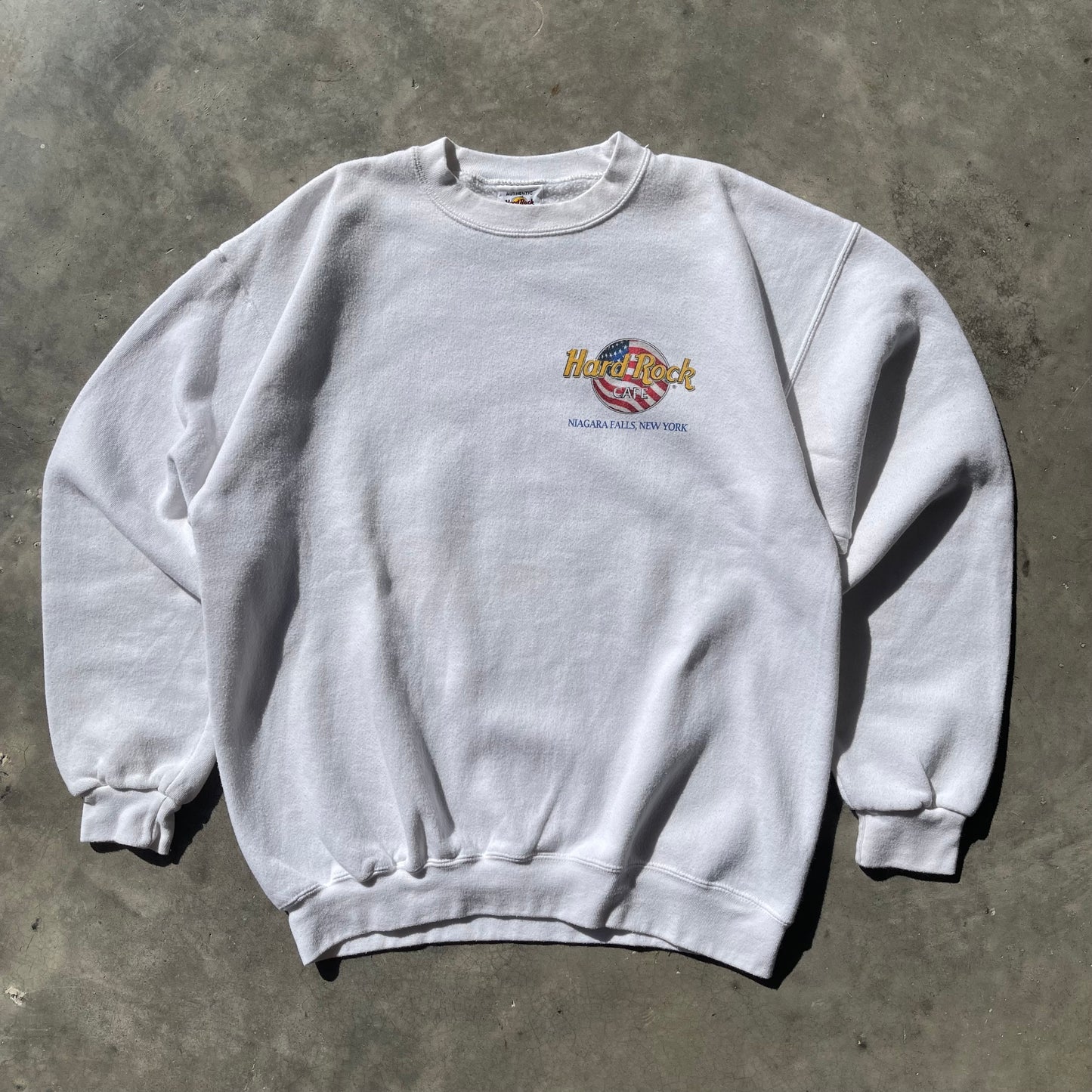 (XL) 90s Hard Rock Cafe Niagara Falls, NY Guitar Graphic Crewneck