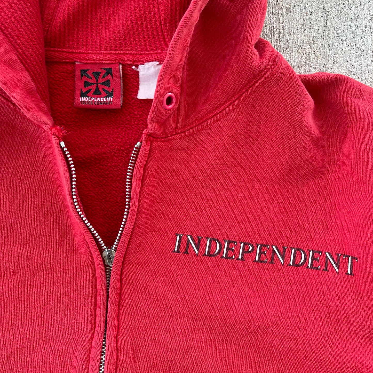 (XS) 00s Independent Full Zip Hoodie