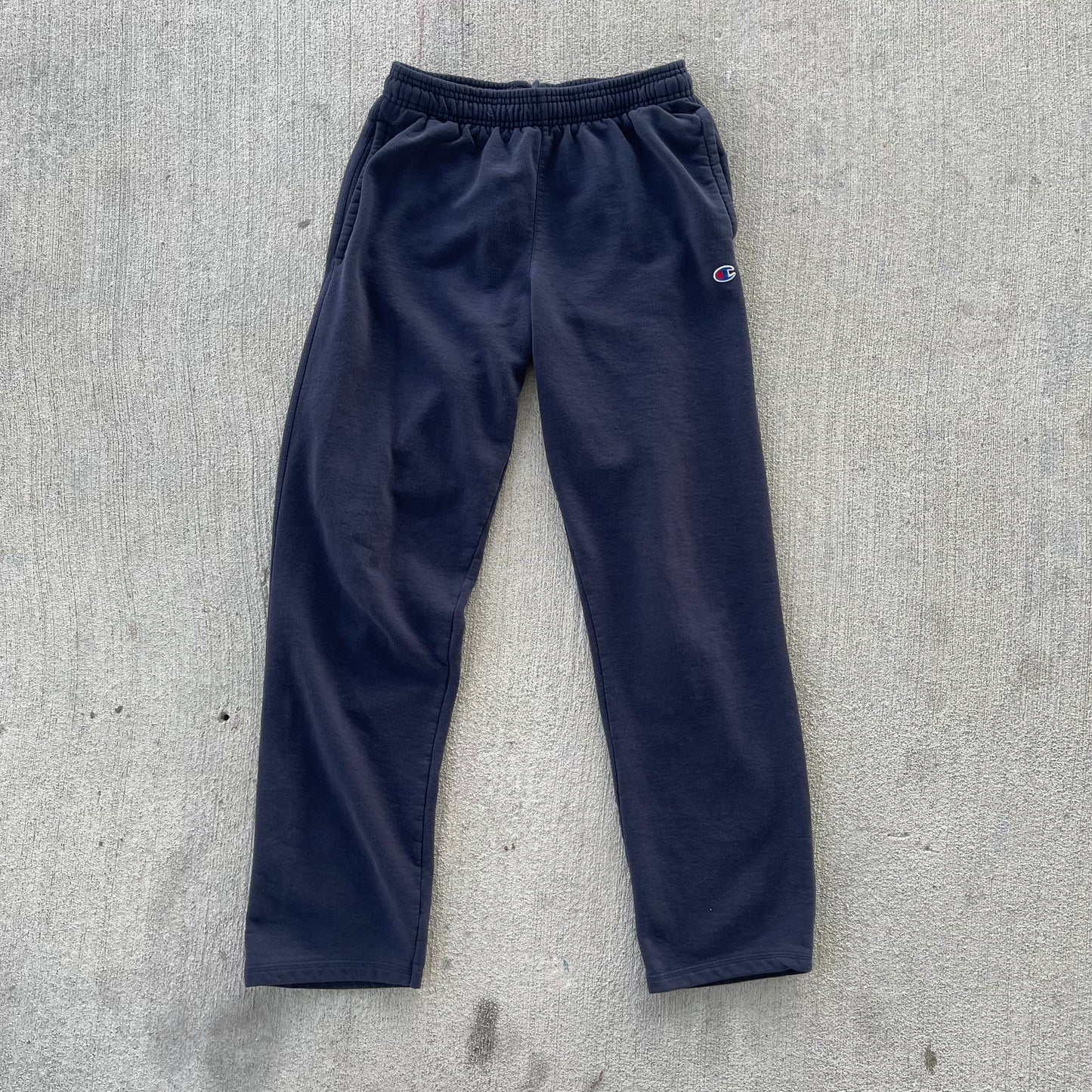 (M) 00s Champion Navy Blue Sweatpants