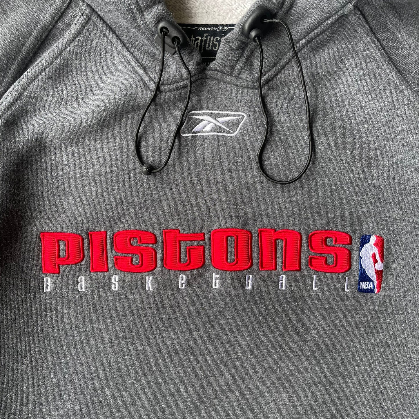 (L) 00s Detroit Pistons NBA Reebok Hoodie