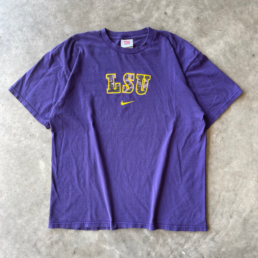 (M) 00s Nike LSU Tigers Center Swoosh Tee